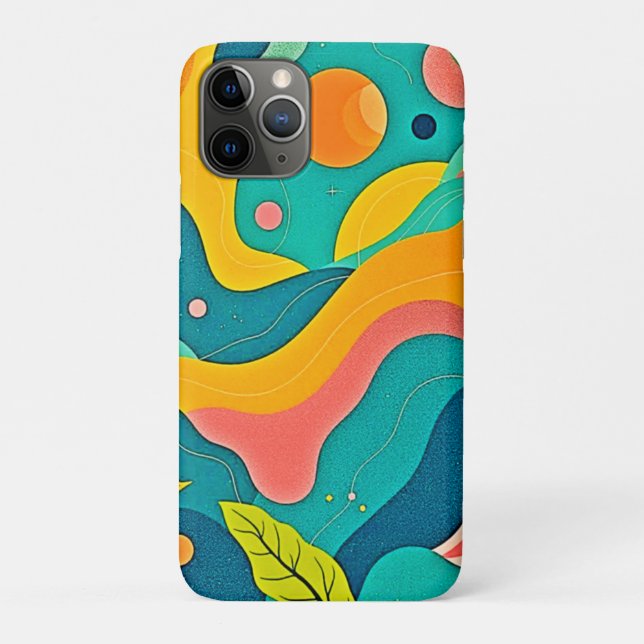 Fluid Organic Shapes Art Case-Mate iPhone Case (Back)