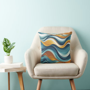 fluid patterns in waves cushion