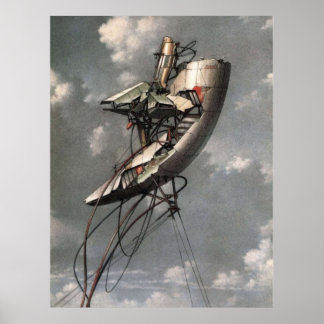 Fluid Space  Lebbeus Woods Poster