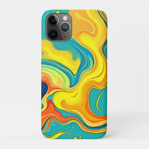 Fluidity of Joy: Abstract Waves Case-Mate iPhone Case