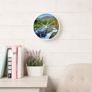 Flume Falls    Adirondack Mountains Clock