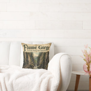 Flume Gorge Franconia Notch New Hampshire Cushion