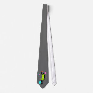 Fluo Basketball Player Tie