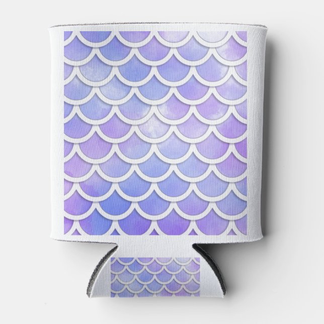 Fluo bottom of sirene, fish ecaille can cooler (Front)