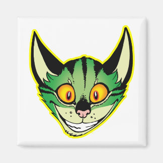 Fluorescent Cartoon Cat Magnet