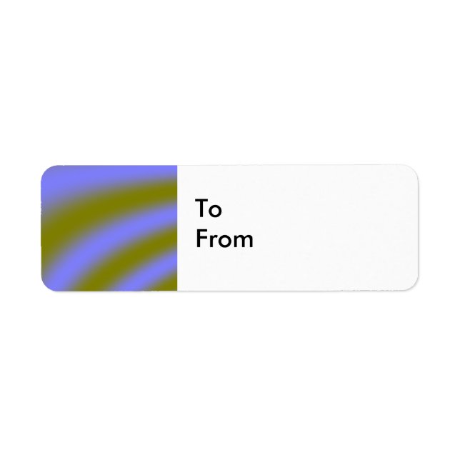 Fluorescent Clouds Custom Gift Tags (Front)