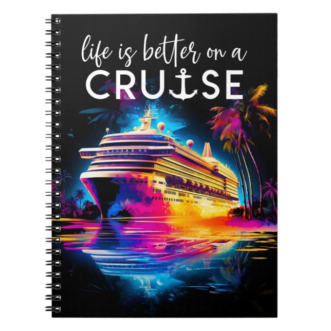 Fluorescent Cruise Notebook (Front)