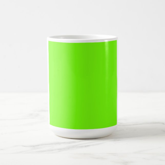 Fluorescent Green Coffee Mug (Center)