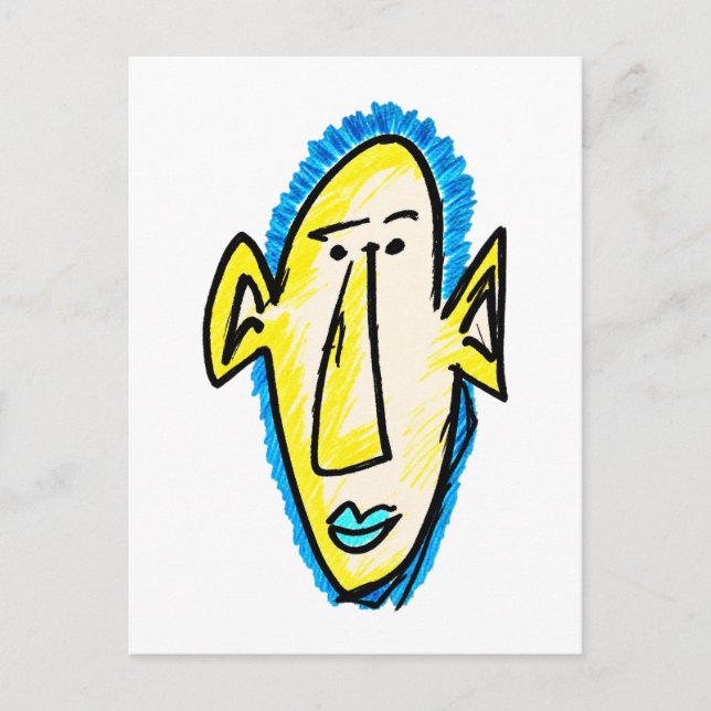 Fluorescent guy postcard (Front)
