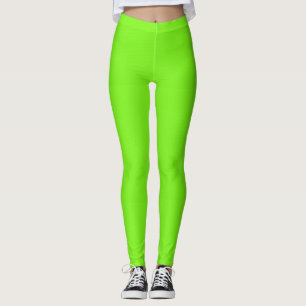 Fluorescent Lime Green Leggings