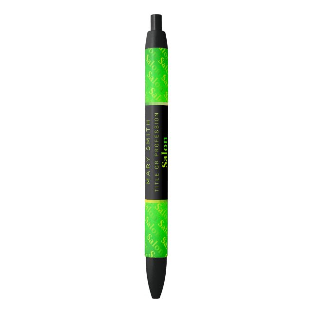 Fluorescent Neon Elegant Blue Ink Pen (Front Vertical)