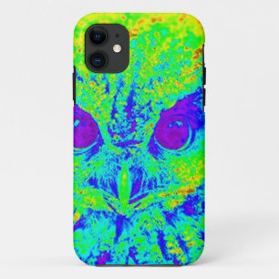 fluorescent owl iPhone 11 case