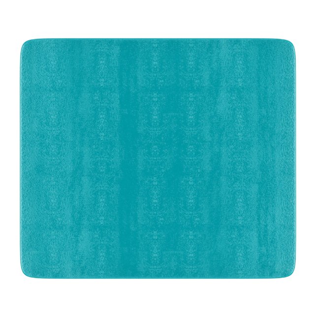 Fluorescent Teal Cutting Board (Front)