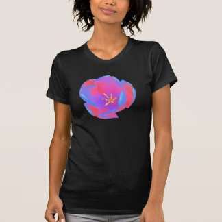 Fluorescent Tulip Ladies T Shirt