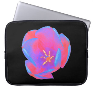 Fluorescent Tulip Laptop Bag