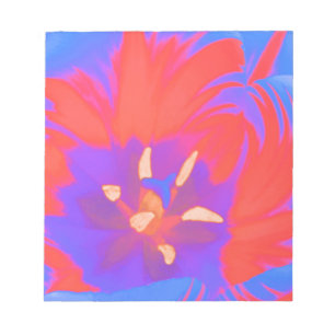Fluorescent Tulip Notepad