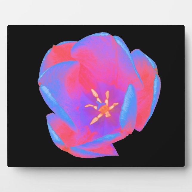 Fluorescent Tulip Plaque (Front)