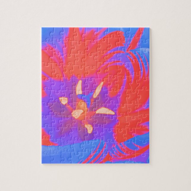 Fluorescent Tulip Puzzle (Vertical)