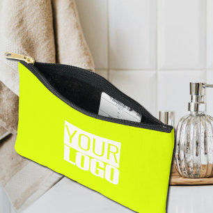 Fluorescent yellow - add your logo Accessory Pouch
