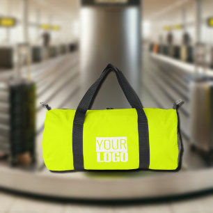 Fluorescent yellow - add your logo Duffle Bag