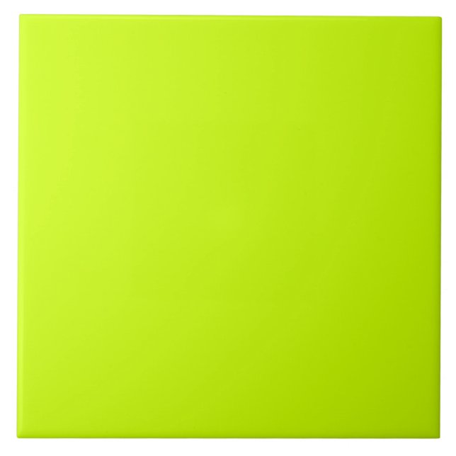 Fluorescent Yellow Exclusive Full Colour Tile (Front)