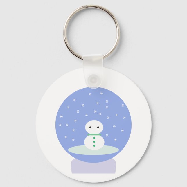 Flurrball Snow Globe Key Ring (Front)