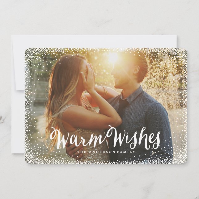 Flurries | Holiday Photo Card (Front)