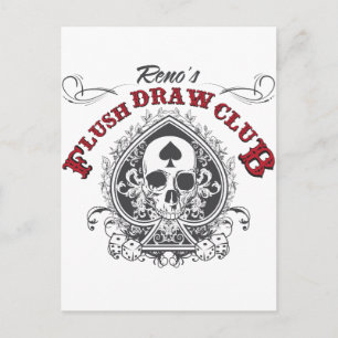 Flush Draw Club Postcard