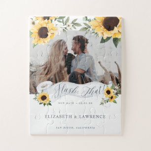 Flush That New Date Toilet Paper Roll Floral Photo Jigsaw Puzzle