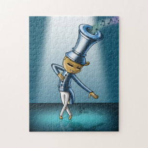 "Flute" 11x14 Puzzle with Gift Box