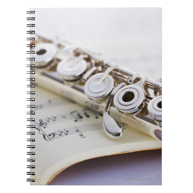 Flute 2 spiral notebook (Front)
