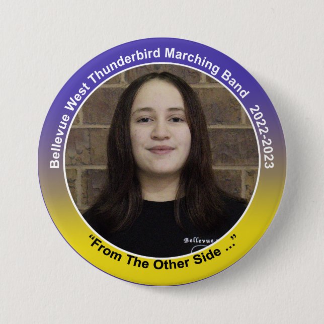 Flute Alysia 10 7.5 Cm Round Badge (Front)