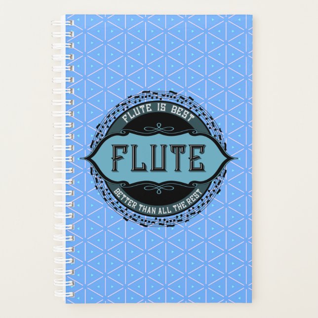 Flute Best Music Note Circle Planner (Front)