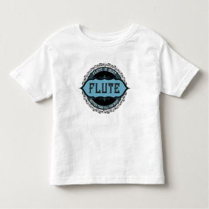 Flute Best Music Note Circle Toddler T-Shirt