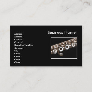Flute Business Card