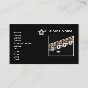 Flute Business Card