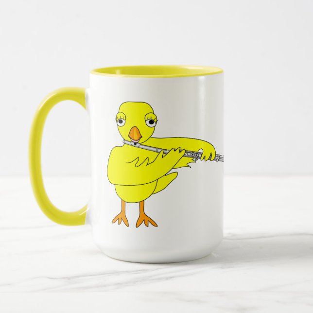 Flute Chick Mug (Left)