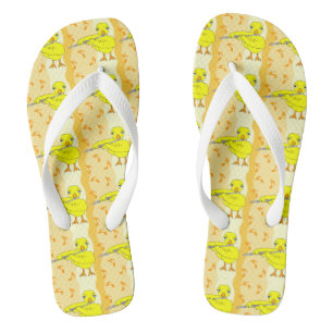 Flute Chick Pattern Jandals