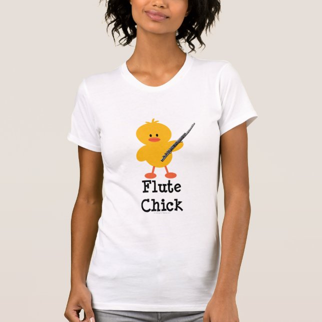 Flute Chick T-shirt (Front)