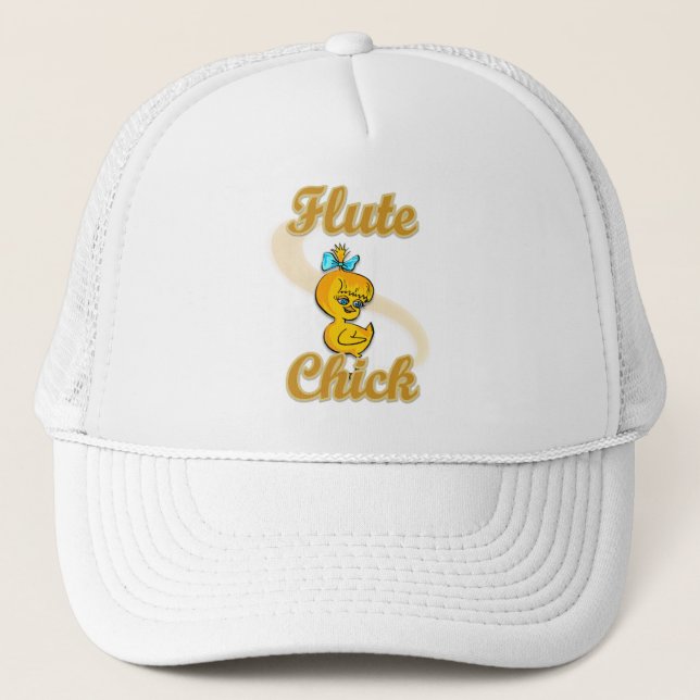 Flute Chick Trucker Hat (Front)
