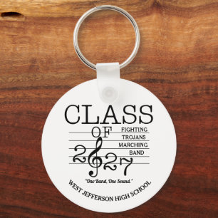 FLUTE Class of 2027 Marching Band Keychain