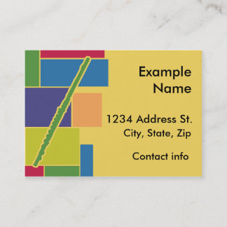 Flute Colorblocks Profile Card