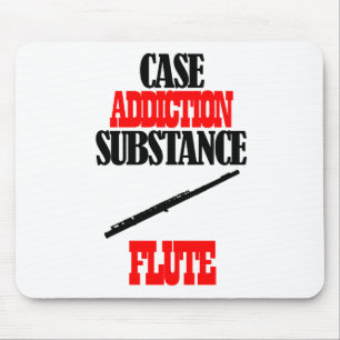 Flute designs mouse pad