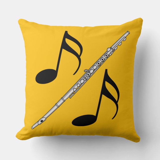 Flute Drawing Cushion (Front)