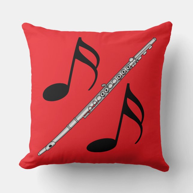 Flute Drawing Cushion (Front)