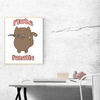 Flute Fanatic Cat Cute