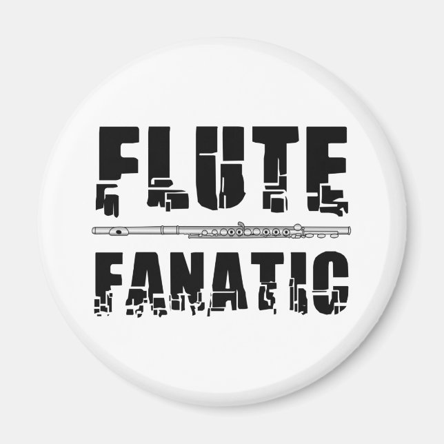 Flute Fanatic Magnet (Front)