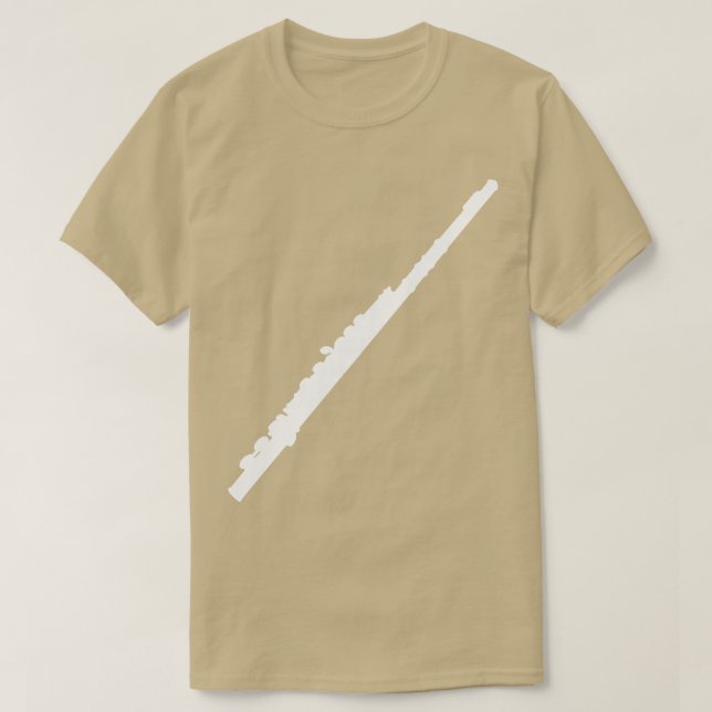 Flute Flautist T-Shirt (Design Front)