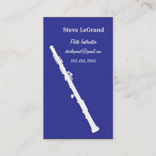 Flute Instructor Business Card
