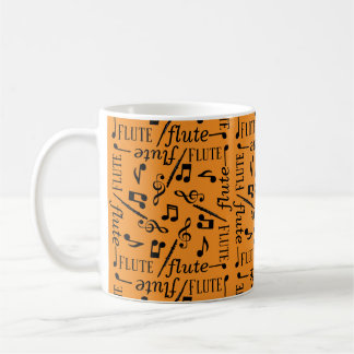 Flute Instrument Coffee Mug